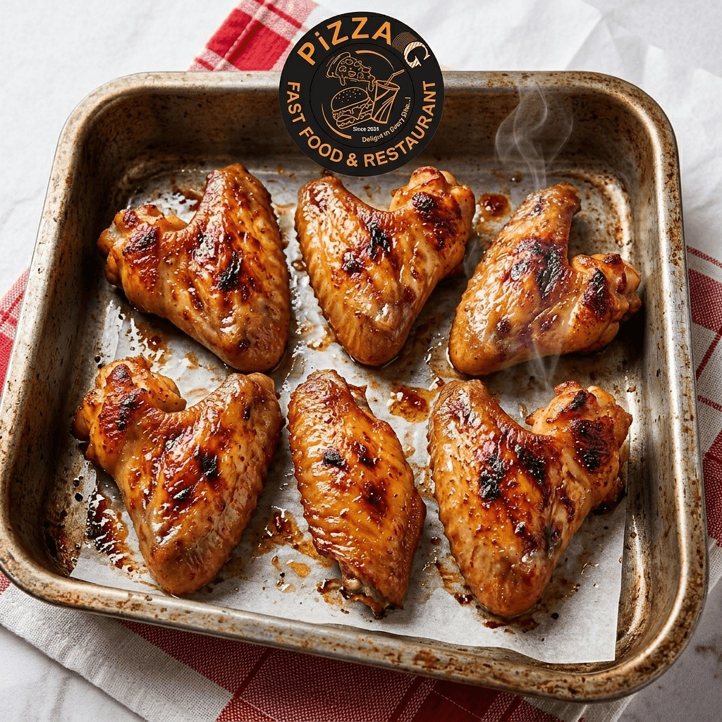 Oven Baked Wings (6 Pcs.)